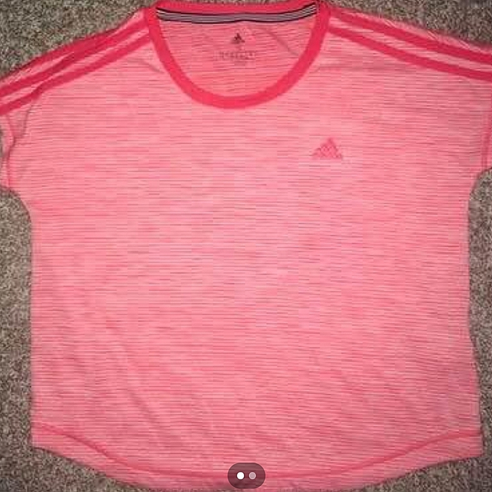 Adidas Boxy Round Hem Cropped Top